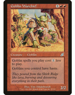 Magic: The Gathering Goblin Warchief (097) Lightly Played