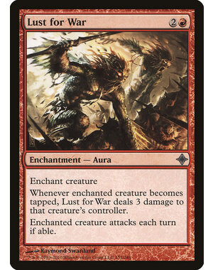 Magic: The Gathering Lust for War (157) Moderately Played