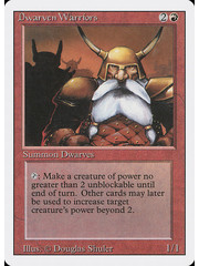 Magic: The Gathering Dwarven Warriors (144) Lightly Played