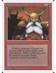 Magic: The Gathering Dwarven Warriors (144) Lightly Played