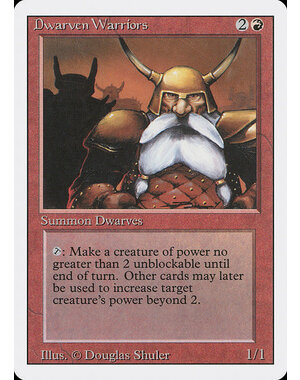 Magic: The Gathering Dwarven Warriors (144) Lightly Played