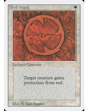 Magic: The Gathering Red Ward (033) Lightly Played