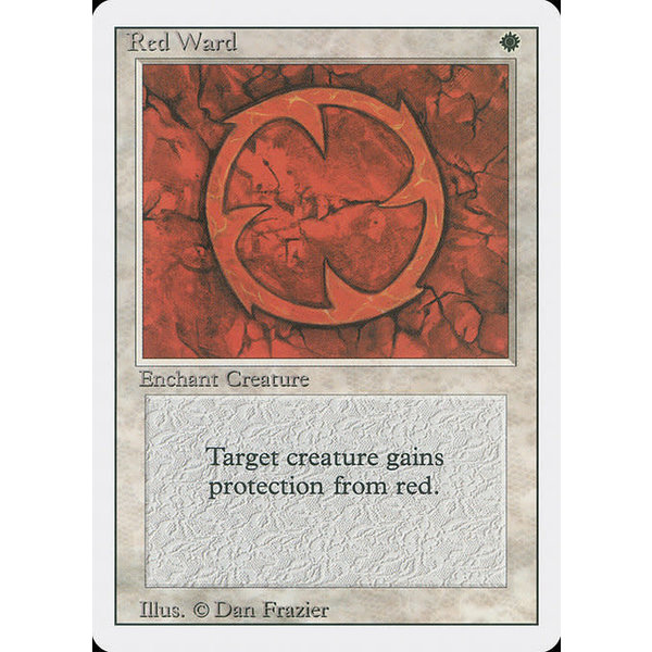 Magic: The Gathering Red Ward (033) Lightly Played