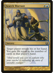 Magic: The Gathering Search Warrant (193) Moderately Played