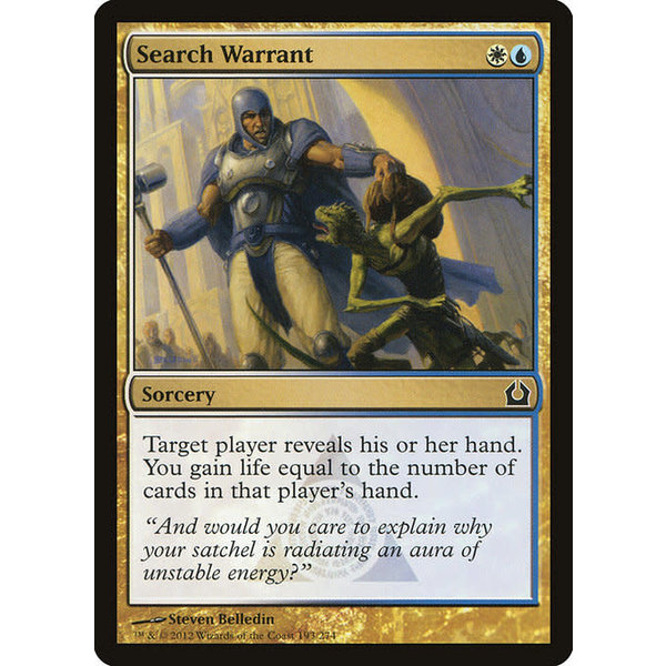 Magic: The Gathering Search Warrant (193) Moderately Played