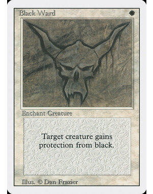 Magic: The Gathering Black Ward (005) Moderately Played
