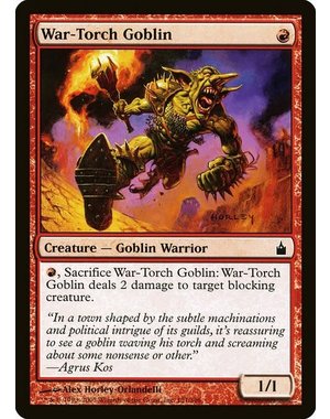 Magic: The Gathering War-Torch Goblin (151) Lightly Played
