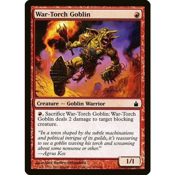Magic: The Gathering War-Torch Goblin (151) Lightly Played