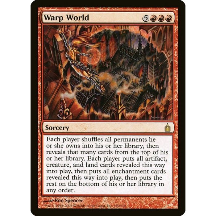 Magic: The Gathering Warp World (150) Moderately Played