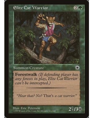 Magic: The Gathering Elite Cat Warrior (163) Lightly Played