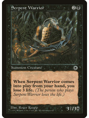 Magic: The Gathering Serpent Warrior (109) Lightly Played