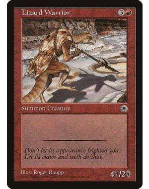Magic: The Gathering Lizard Warrior (139) Lightly Played