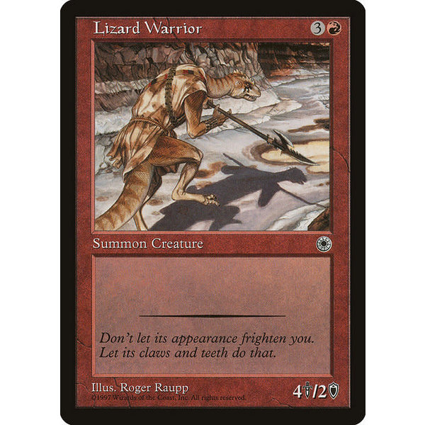 Magic: The Gathering Lizard Warrior (139) Lightly Played