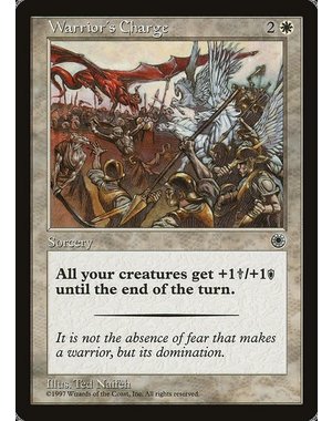 Magic: The Gathering Warrior's Charge (038) Lightly Played