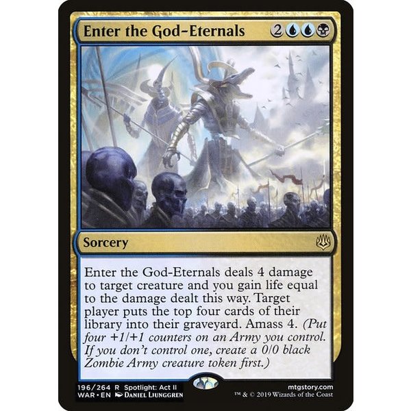 Magic: The Gathering Enter the God-Eternals (196) Lightly Played