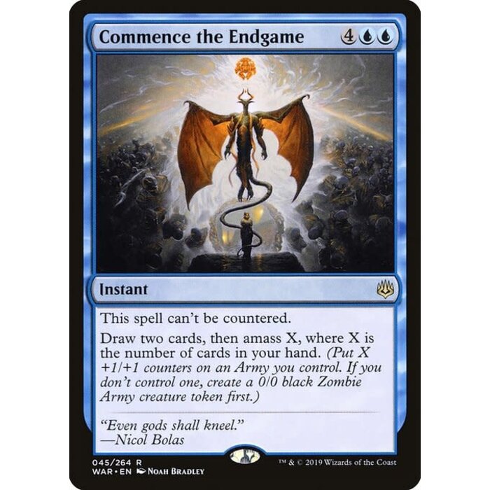 Magic: The Gathering Commence the Endgame (045) Lightly Played Foil - Japanese