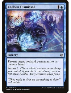 Magic: The Gathering Callous Dismissal (044) Lightly Played - Japanese