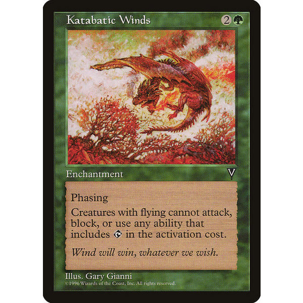 Magic: The Gathering Katabatic Winds (109) Lightly Played