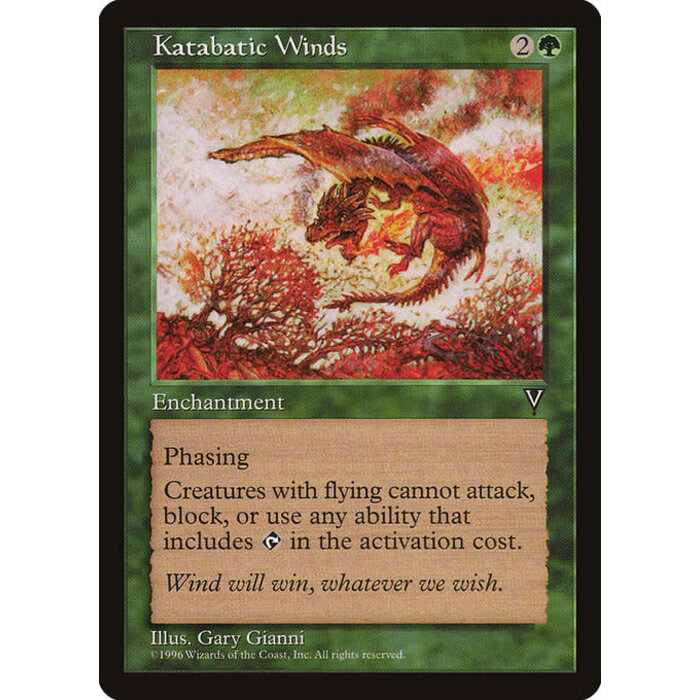 Magic: The Gathering Katabatic Winds (109) Lightly Played
