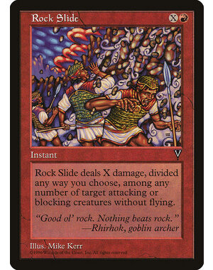 Magic: The Gathering Rock Slide (092) Lightly Played