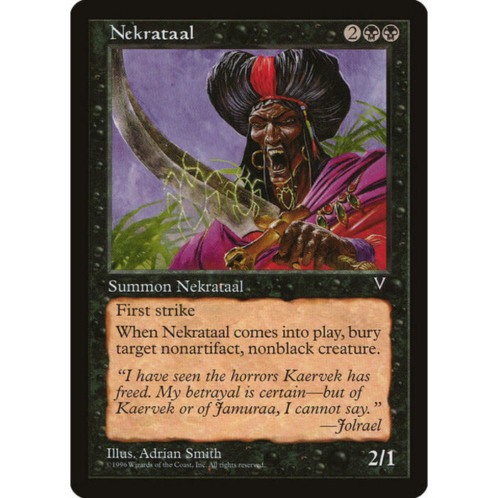 Magic: The Gathering Nekrataal (066) Moderately Played