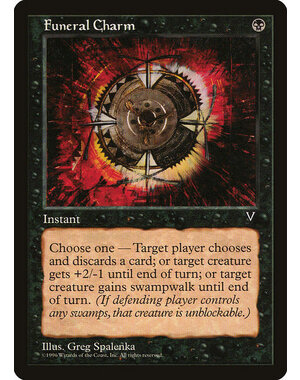 Magic: The Gathering Funeral Charm (061) Lightly Played