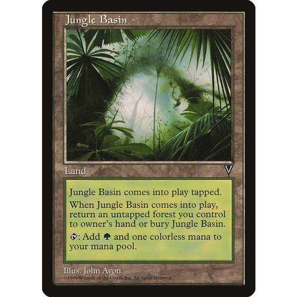 Magic: The Gathering Jungle Basin (164) Lightly Played
