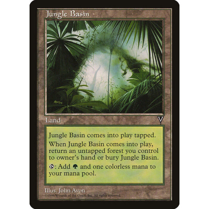 Magic: The Gathering Jungle Basin (164) Lightly Played