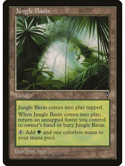 Magic: The Gathering Jungle Basin (164) Moderately Played