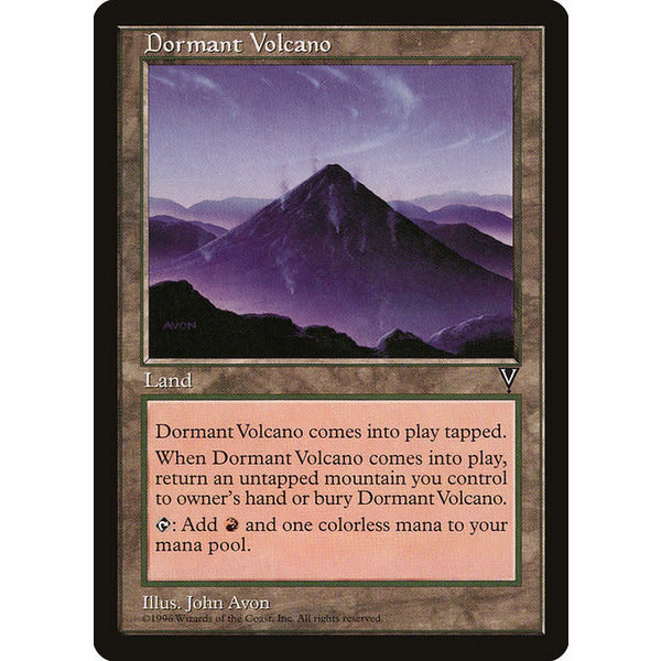 Magic: The Gathering Dormant Volcano (161) Lightly Played