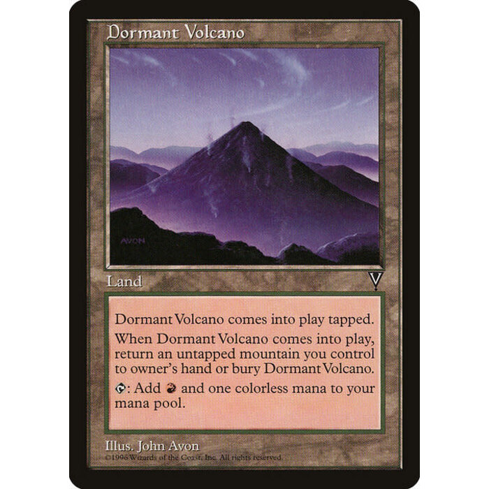 Magic: The Gathering Dormant Volcano (161) Lightly Played