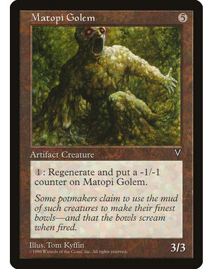 Magic: The Gathering Matopi Golem (150) Lightly Played