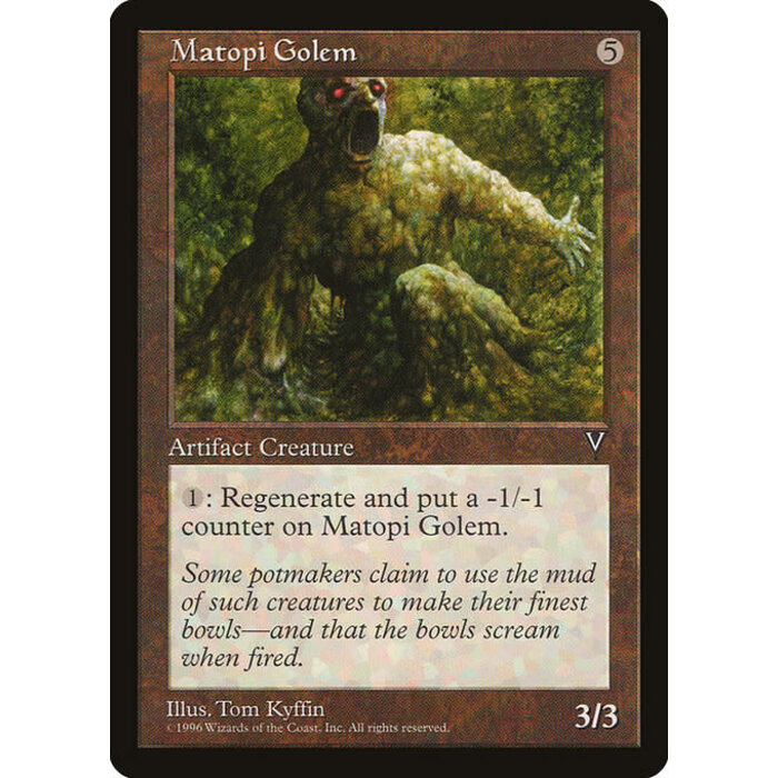 Magic: The Gathering Matopi Golem (150) Lightly Played