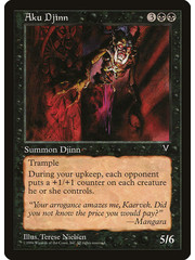 Magic: The Gathering Aku Djinn (051) Moderately Played