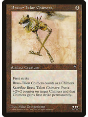 Magic: The Gathering Brass-Talon Chimera (142) Lightly Played