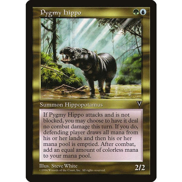 Magic: The Gathering Pygmy Hippo (133) Heavily Played