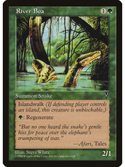 Magic: The Gathering River Boa (118) Moderately Played