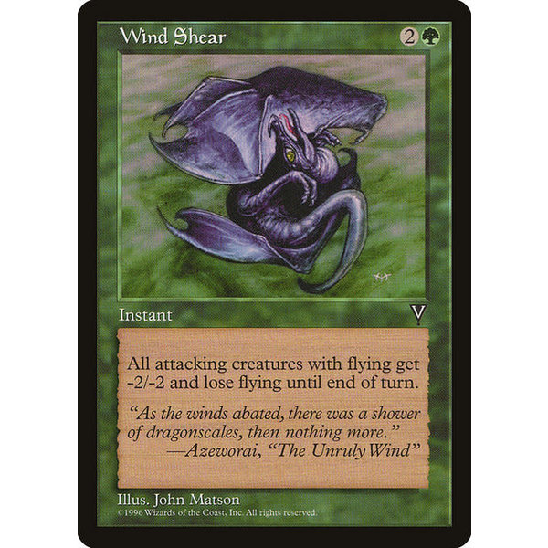 Magic: The Gathering Wind Shear (125) Lightly Played