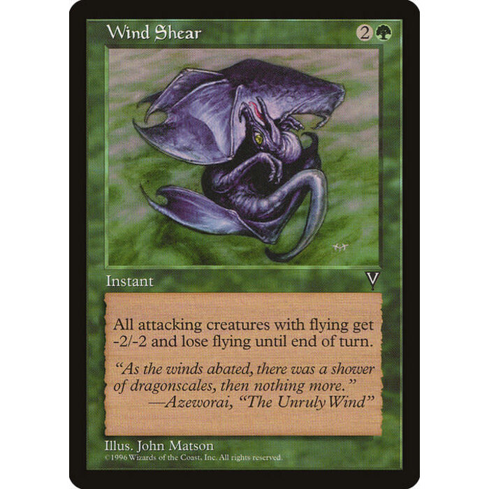 Magic: The Gathering Wind Shear (125) Lightly Played