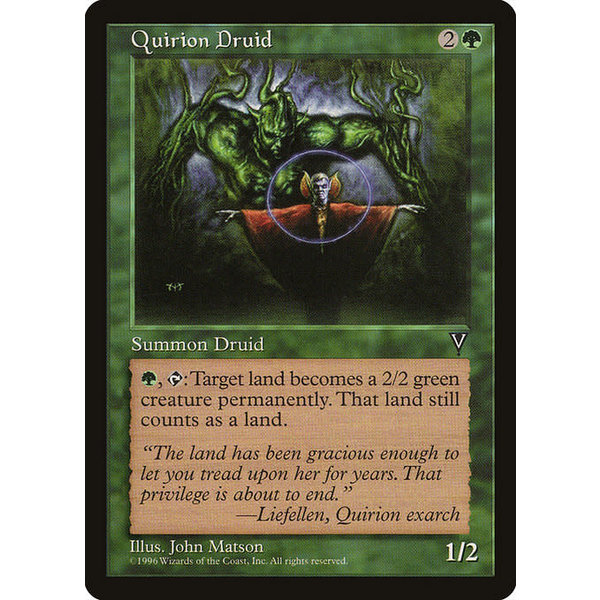 Magic: The Gathering Quirion Druid (116) Lightly Played