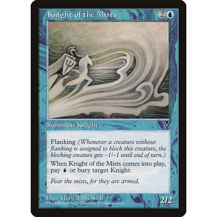 Magic: The Gathering Knight of the Mists (036) Lightly Played