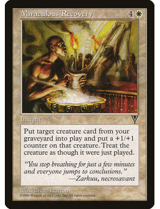 Magic: The Gathering Miraculous Recovery (013) Lightly Played