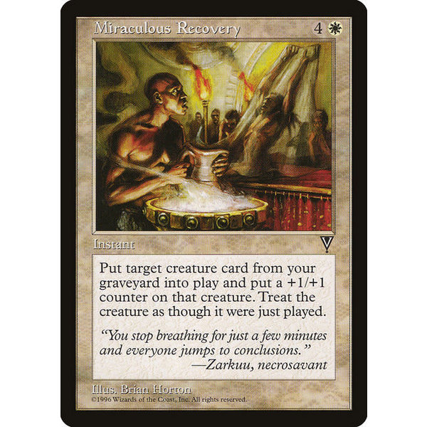 Magic: The Gathering Miraculous Recovery (013) Lightly Played