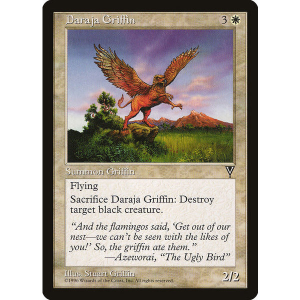 Magic: The Gathering Daraja Griffin (002) Lightly Played