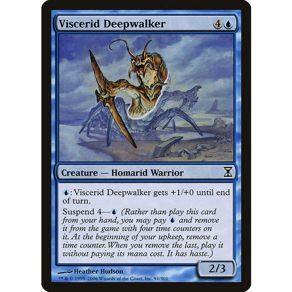 Magic: The Gathering Viscerid Deepwalker (091) Moderately Played