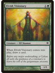 Magic: The Gathering Elvish Visionary (130) Lightly Played