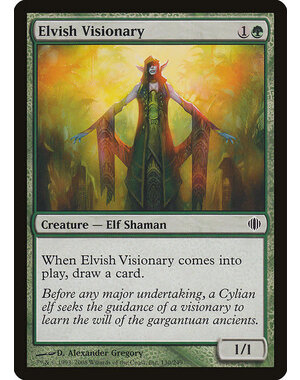 Magic: The Gathering Elvish Visionary (130) Lightly Played