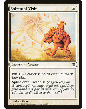 Magic: The Gathering Spiritual Visit (029) Moderately Played