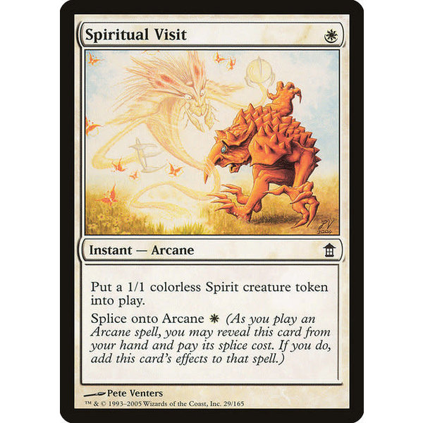 Magic: The Gathering Spiritual Visit (029) Moderately Played