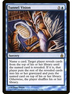 Magic: The Gathering Tunnel Vision (072) Lightly Played